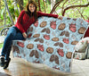 Anatomy Pattern Print Quilt-grizzshop