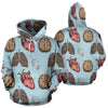 Anatomy Pattern Print Women Men Pullover Hoodie-grizzshop