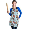 Anatomy Pattern Print Women's Apron-grizzshop