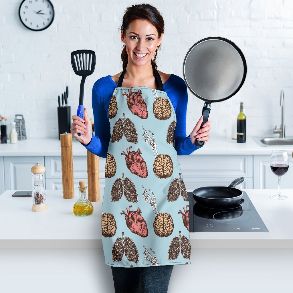 Anatomy Pattern Print Women's Apron-grizzshop