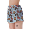 Anatomy Pattern Print Women's Shorts-grizzshop