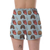 Anatomy Pattern Print Women's Shorts-grizzshop