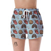 Anatomy Pattern Print Women's Shorts-grizzshop