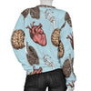 Anatomy Pattern Print Women's Sweatshirt-grizzshop