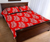 Anatomy Print Pattern Bed Set Quilt-grizzshop