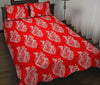 Anatomy Print Pattern Bed Set Quilt-grizzshop