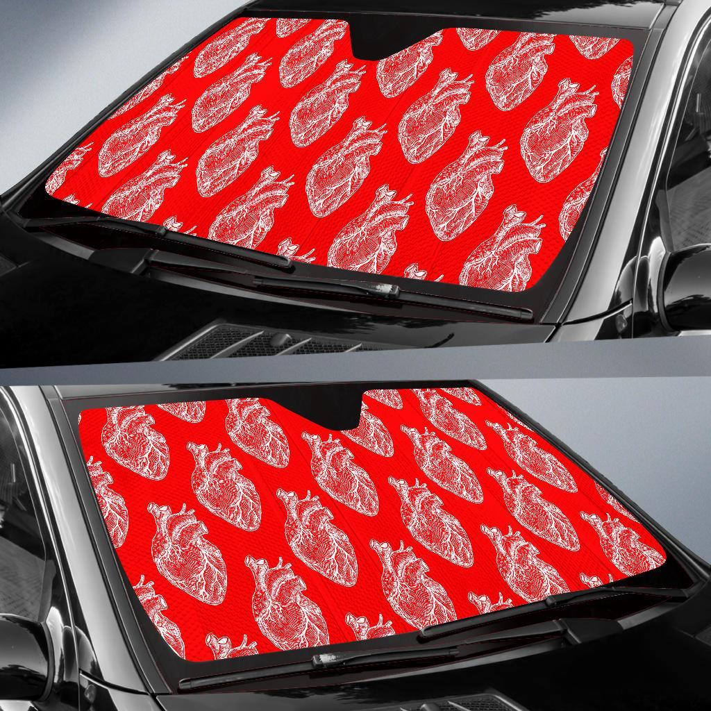 Anatomy Print Pattern Car Sun Shade-grizzshop