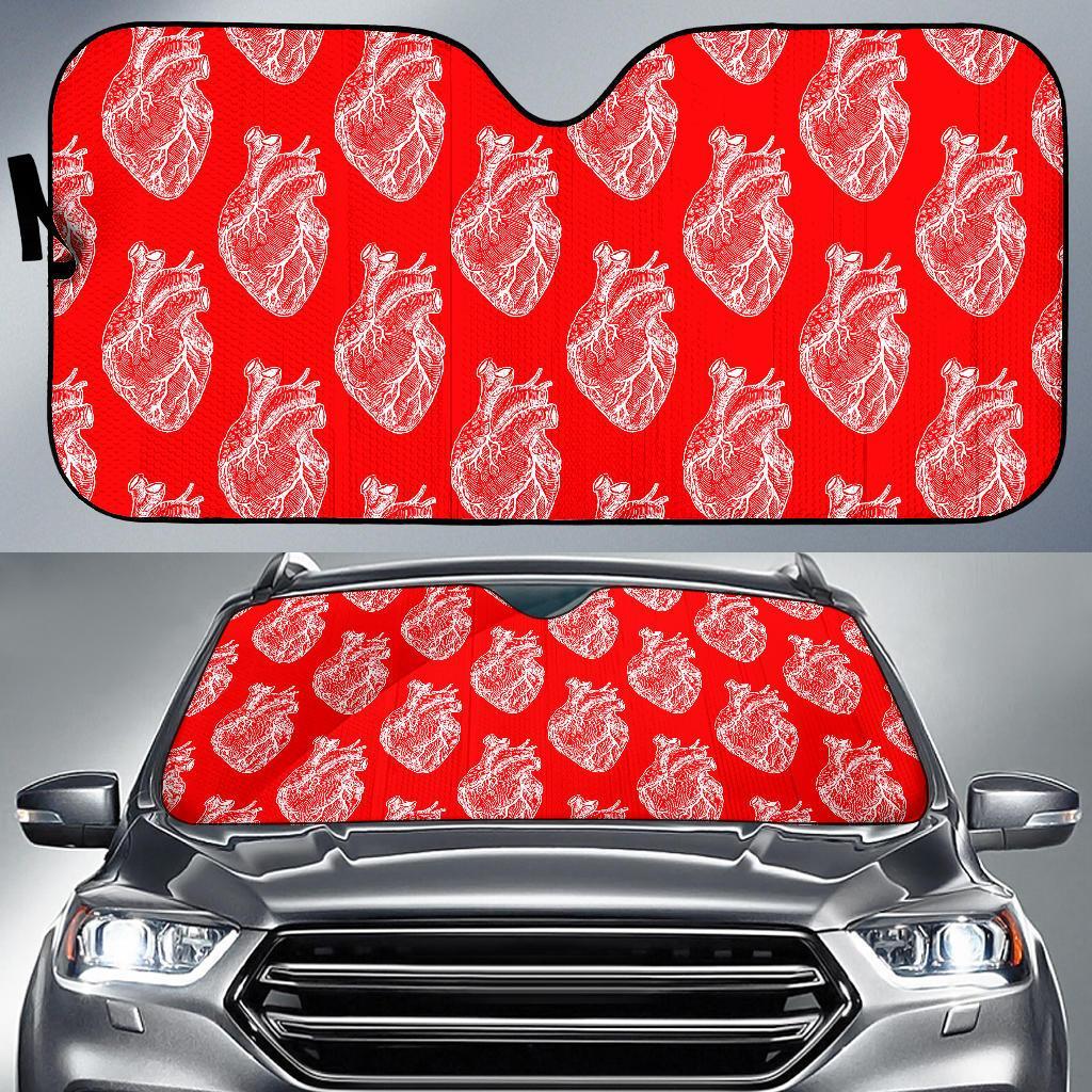 Anatomy Print Pattern Car Sun Shade-grizzshop