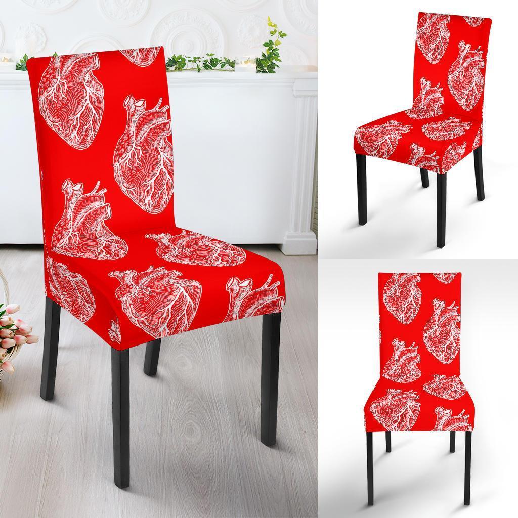 Anatomy Print Pattern Chair Cover-grizzshop