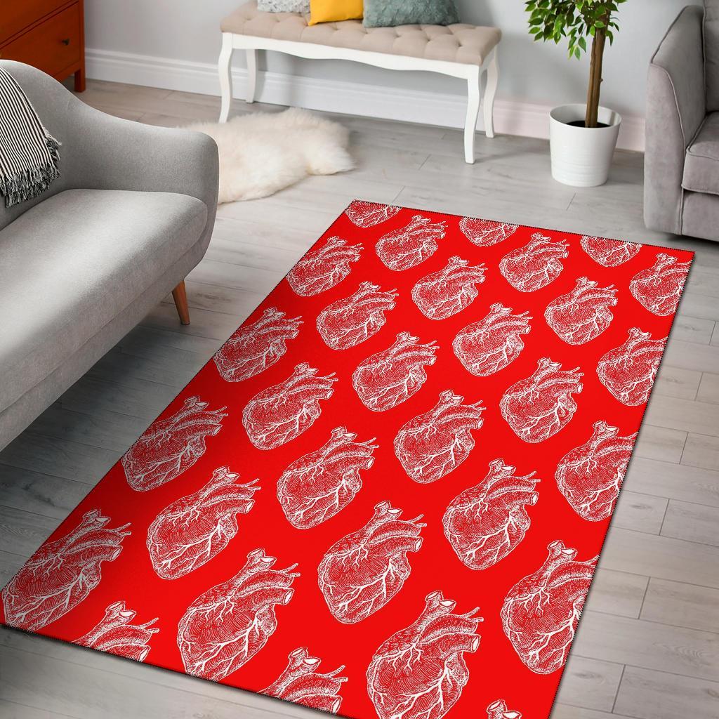 Anatomy Print Pattern Floor Mat-grizzshop