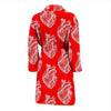 Anatomy Print Pattern Men Long Robe-grizzshop