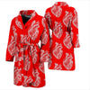 Anatomy Print Pattern Men Long Robe-grizzshop