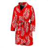 Anatomy Print Pattern Men Long Robe-grizzshop