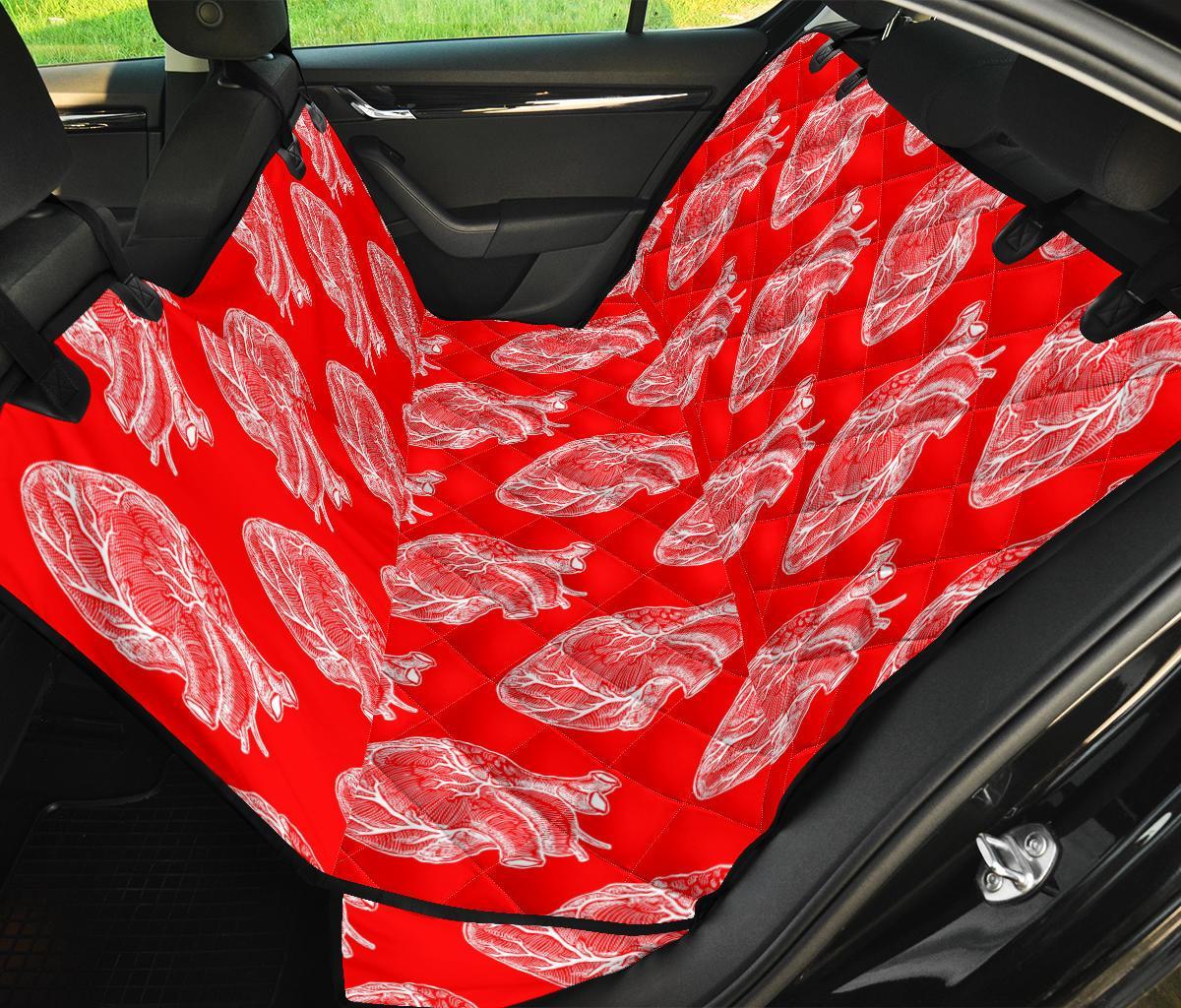 Anatomy Print Pattern Pet Car Seat Cover-grizzshop