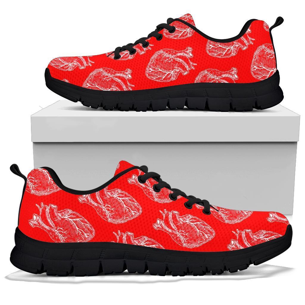 Anatomy Print Pattern Sneaker Shoes For Men Women-grizzshop