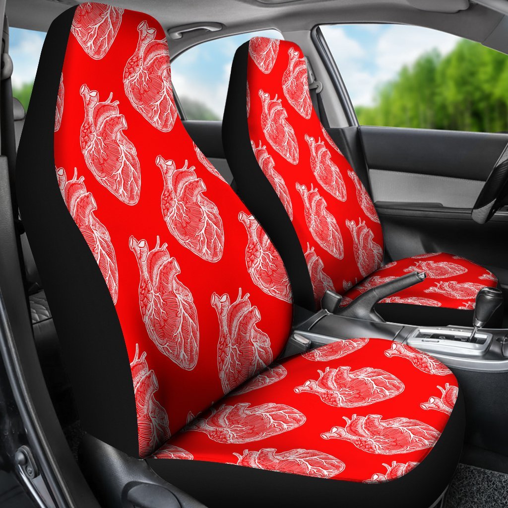 Anatomy Print Pattern Universal Fit Car Seat Covers-grizzshop