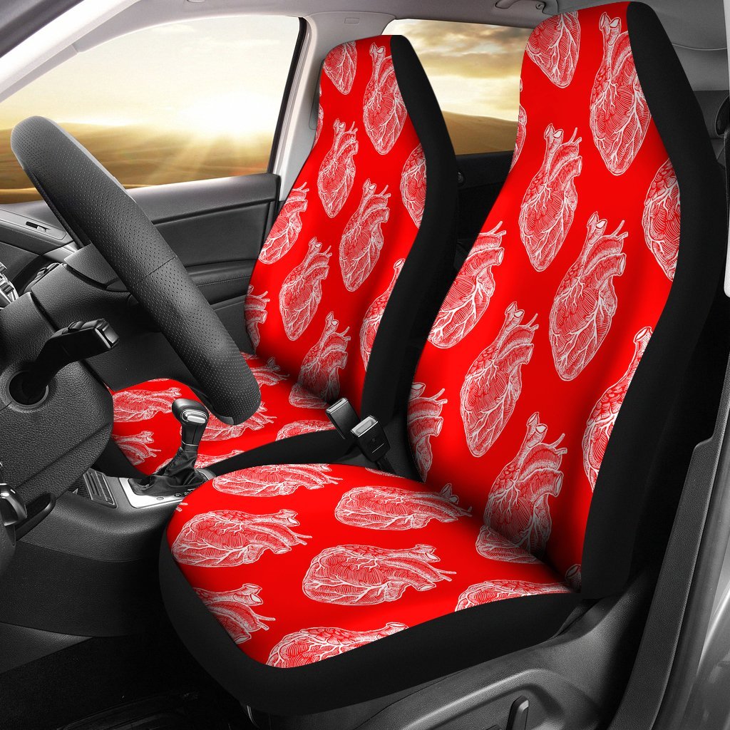 Anatomy Print Pattern Universal Fit Car Seat Covers-grizzshop