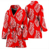 Anatomy Print Pattern Women Long Robe-grizzshop