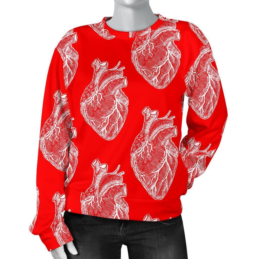 Anatomy Print Pattern Women's Sweatshirt-grizzshop