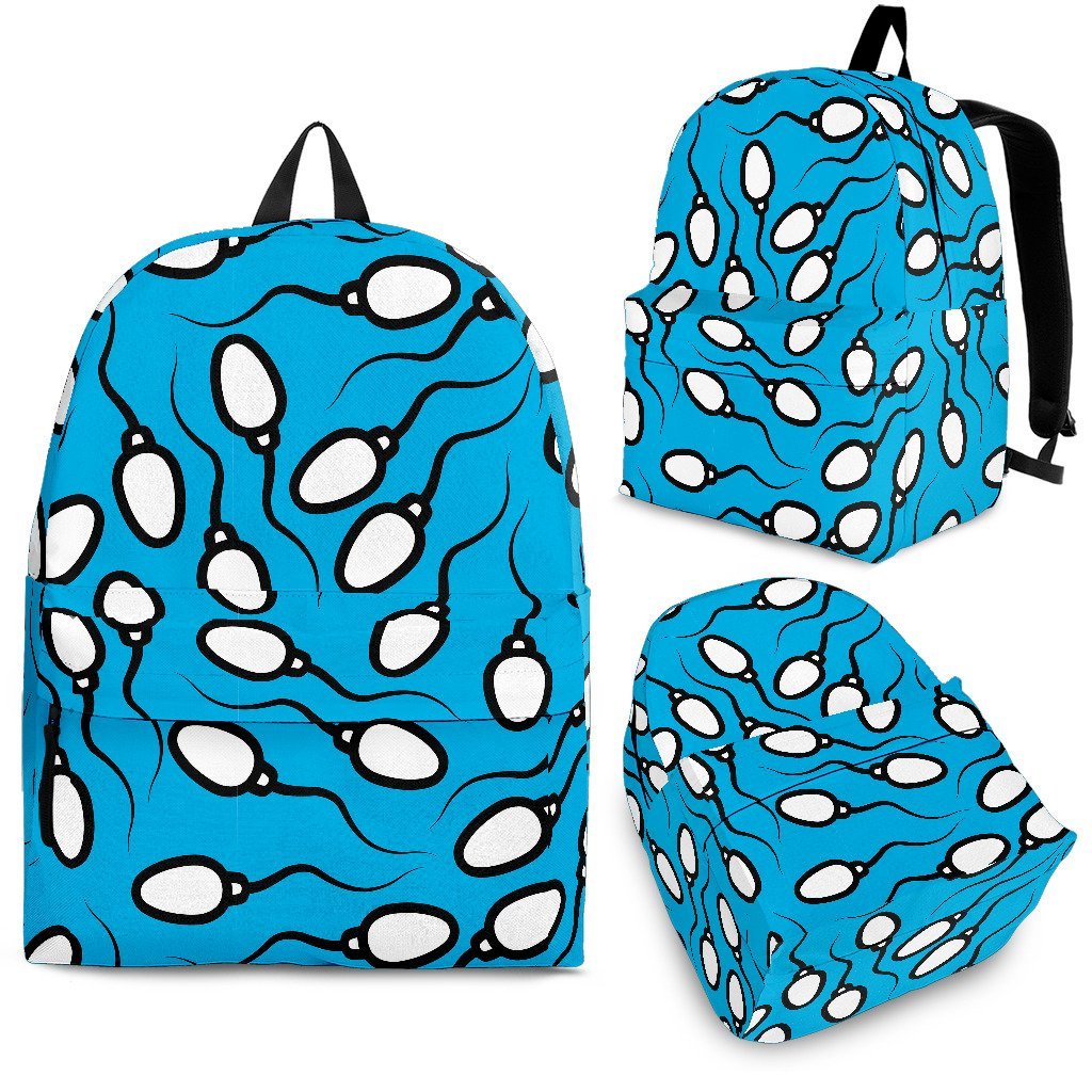 Anatomy Sperm Pattern Print Backpack-grizzshop