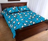 Anatomy Sperm Pattern Print Bed Set Quilt-grizzshop