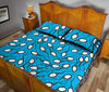 Anatomy Sperm Pattern Print Bed Set Quilt-grizzshop