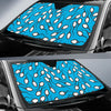 Anatomy Sperm Pattern Print Car Sun Shade-grizzshop