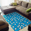 Anatomy Sperm Pattern Print Floor Mat-grizzshop