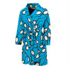 Anatomy Sperm Pattern Print Men Long Robe-grizzshop