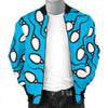 Anatomy Sperm Pattern Print Men's Bomber Jacket-grizzshop