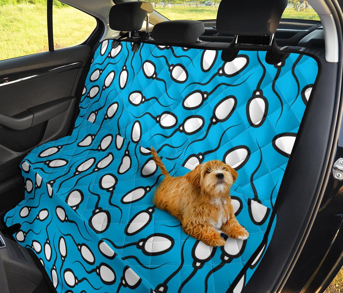 Anatomy Sperm Pattern Print Pet Car Seat Cover-grizzshop