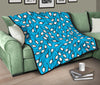 Anatomy Sperm Pattern Print Quilt-grizzshop