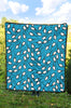 Anatomy Sperm Pattern Print Quilt-grizzshop