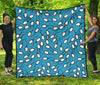 Anatomy Sperm Pattern Print Quilt-grizzshop