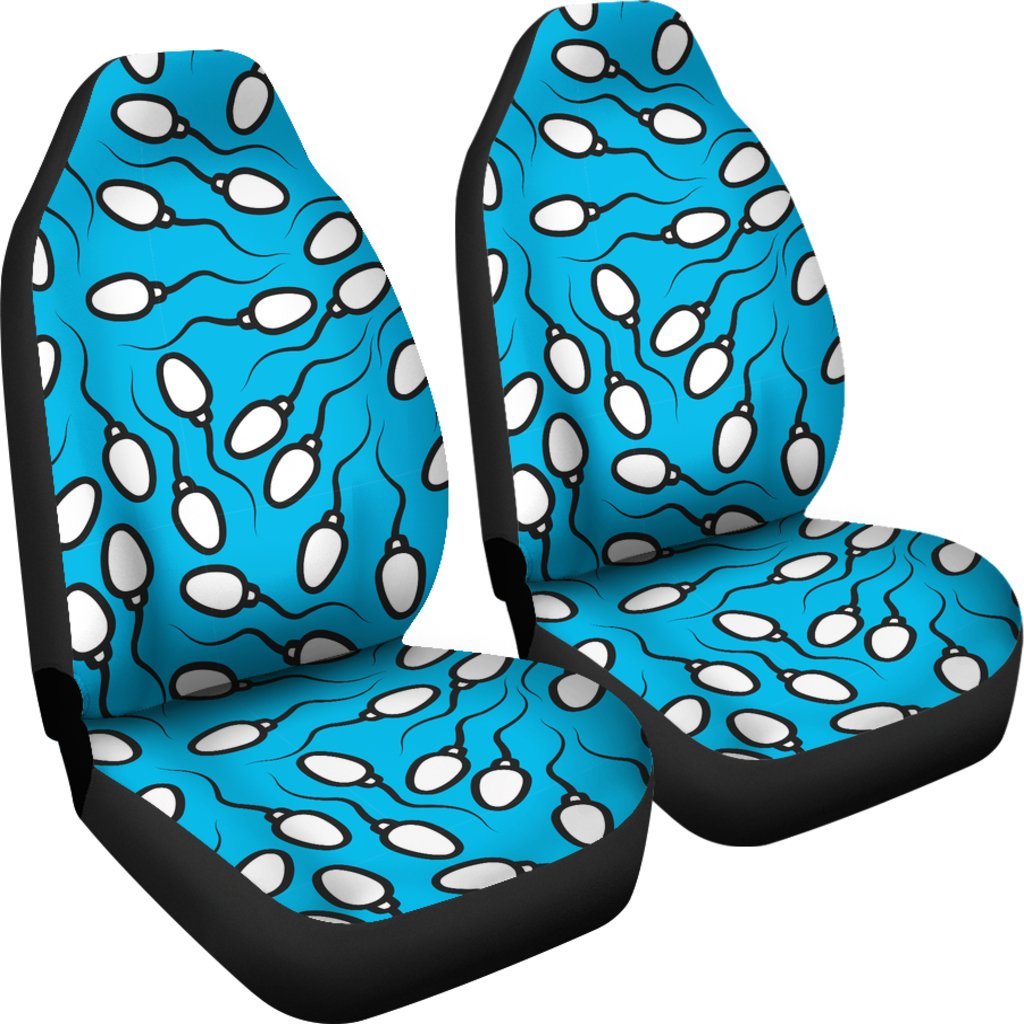 Anatomy Sperm Pattern Print Universal Fit Car Seat Covers-grizzshop