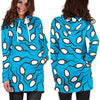 Anatomy Sperm Pattern Print Women Hoodie Dress-grizzshop