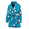 Anatomy Sperm Pattern Print Women Long Robe-grizzshop