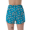 Anatomy Sperm Pattern Print Women's Shorts-grizzshop