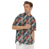 Anchor Abstract Nautical Print Pattern Men's Short Sleeve Shirts-grizzshop