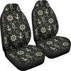 Anchor Nautical Pattern Print Universal Fit Car Seat Cover-grizzshop