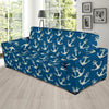 Anchor Nautical Print Pattern Sofa Covers-grizzshop