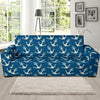 Anchor Nautical Print Pattern Sofa Covers-grizzshop