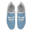 Anchor Nautical Print Pattern White Athletic Shoes-grizzshop