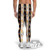 Ancient Egypt Stripe Print Pattern Men's Leggings-grizzshop