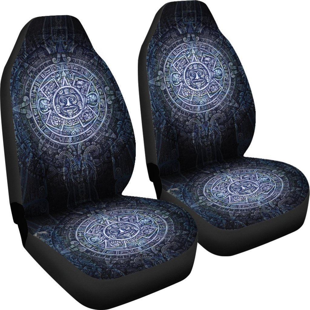 Ancient Maya Totem Universal Fit Car Seat Covers-grizzshop