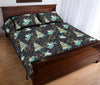 Angel Christmas Print Pattern Bed Set Quilt-grizzshop