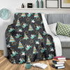 Angel Christmas Print Pattern Blanket-grizzshop