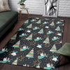 Angel Christmas Print Pattern Floor Mat-grizzshop