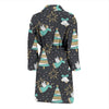 Angel Christmas Print Pattern Men Long Robe-grizzshop