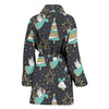 Angel Christmas Print Pattern Women Long Robe-grizzshop